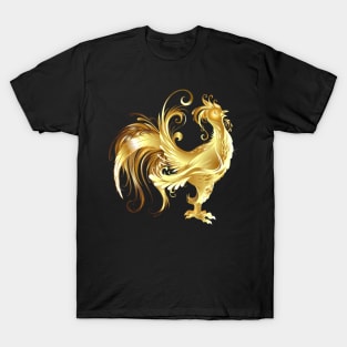gold rooster T-Shirt
